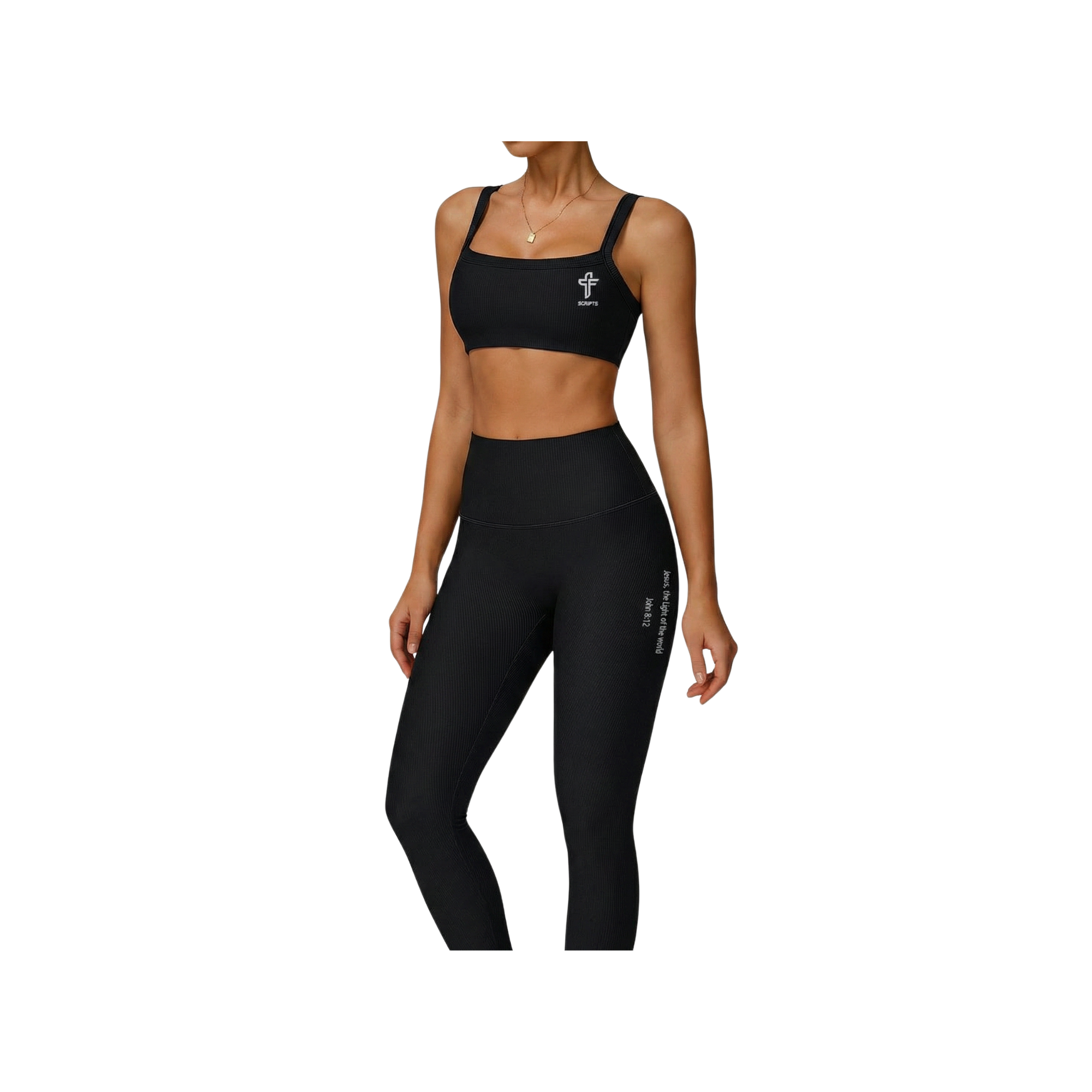 Ribbed High-Waist Leggings