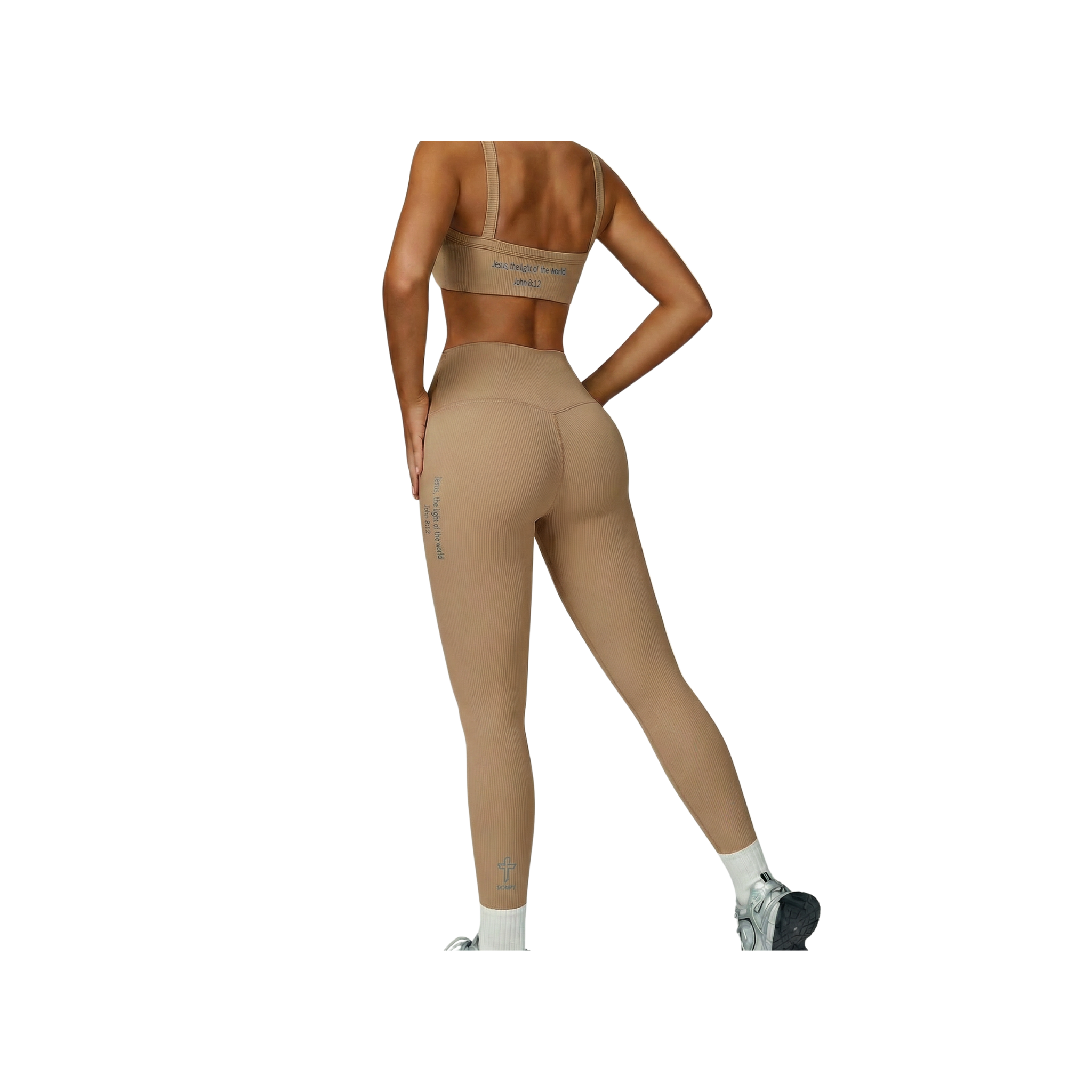 Ribbed High-Waist Leggings