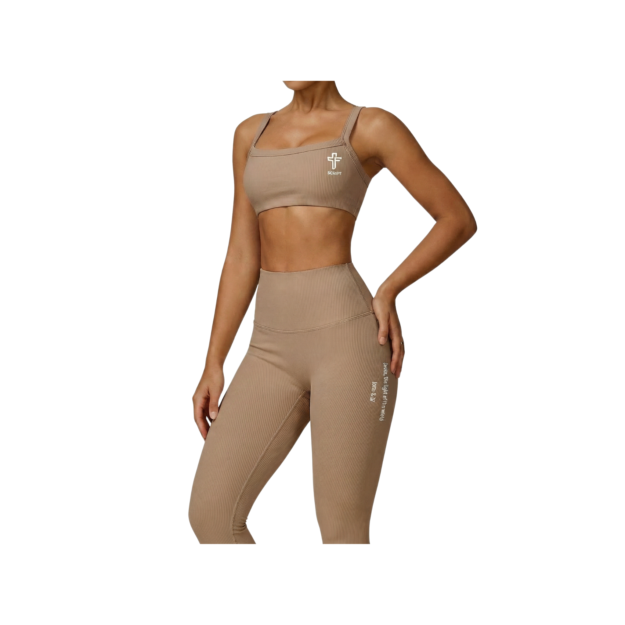 Ribbed High-Waist Leggings