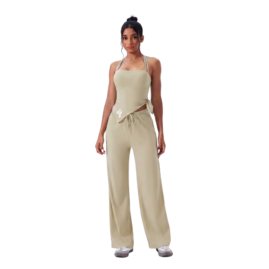 Sculpt Tie-Side Strappy Active Tank