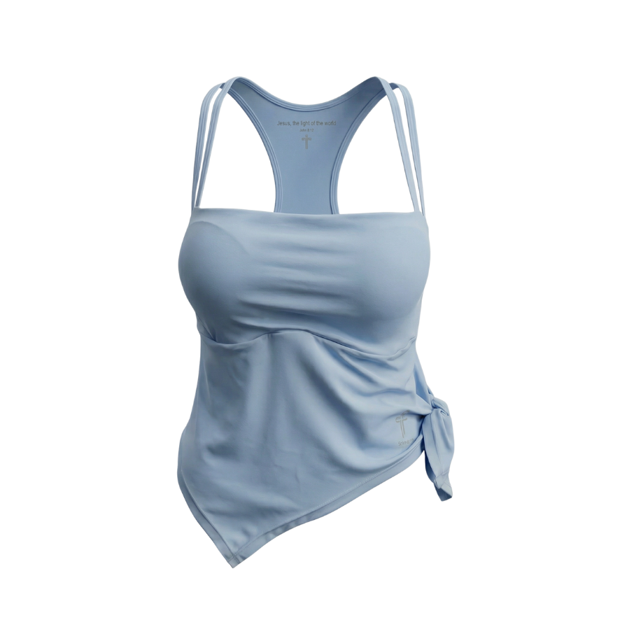 Sculpt Tie-Side Strappy Active Tank