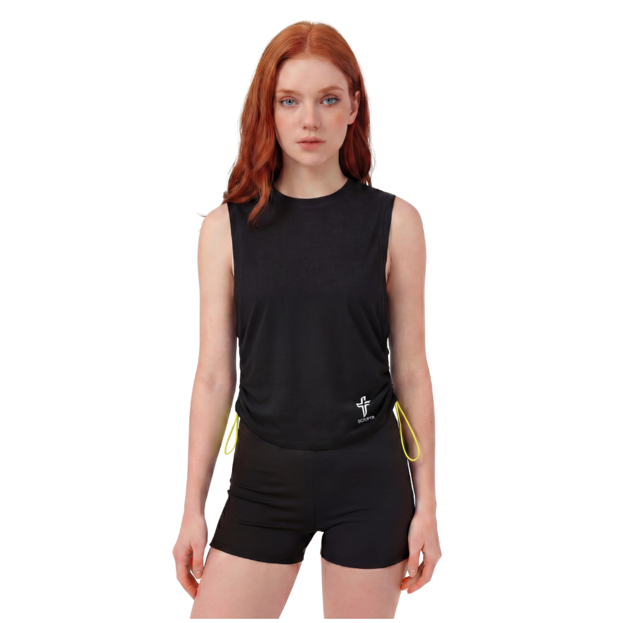 Drawstring Active Vest