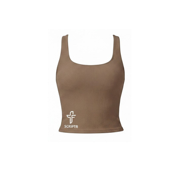 Ribbed Square-Neck Tank