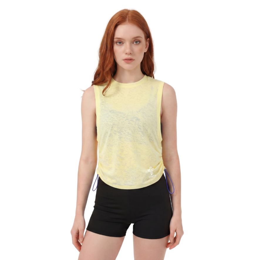 Drawstring Active Vest
