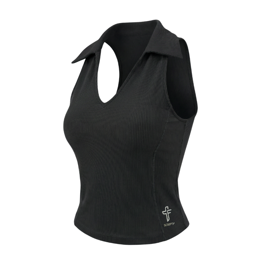 Collared Performance Tank