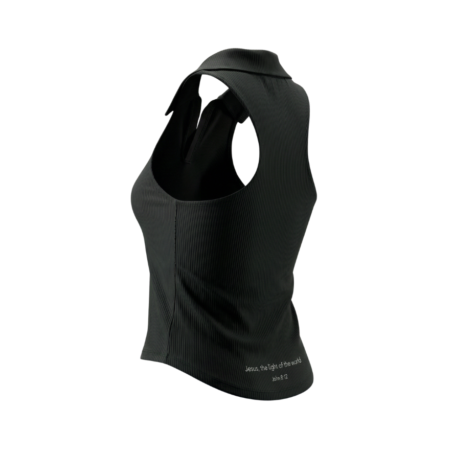 Collared Performance Tank