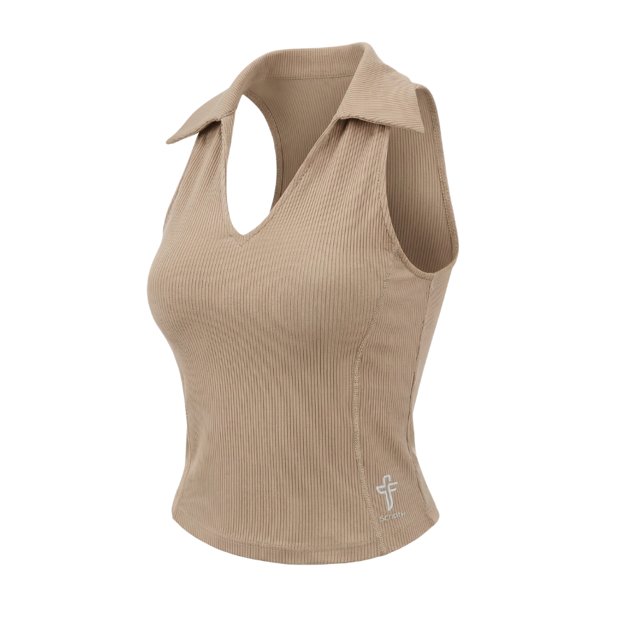 Collared Performance Tank
