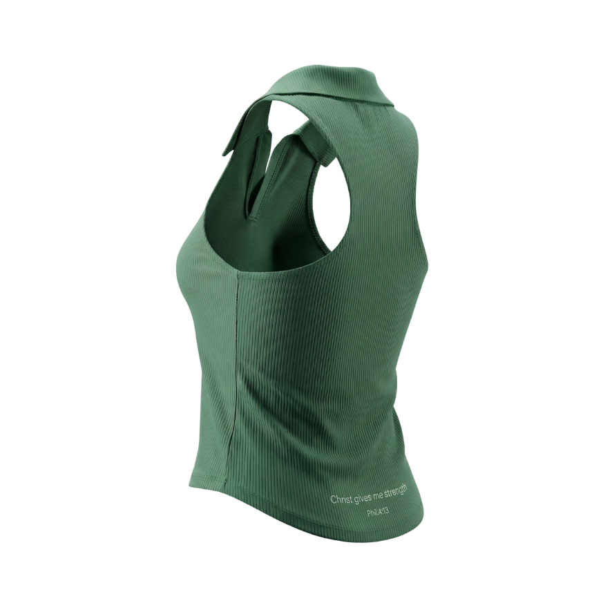 Collared Performance Tank