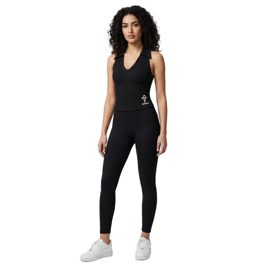 Collared Performance Tank
