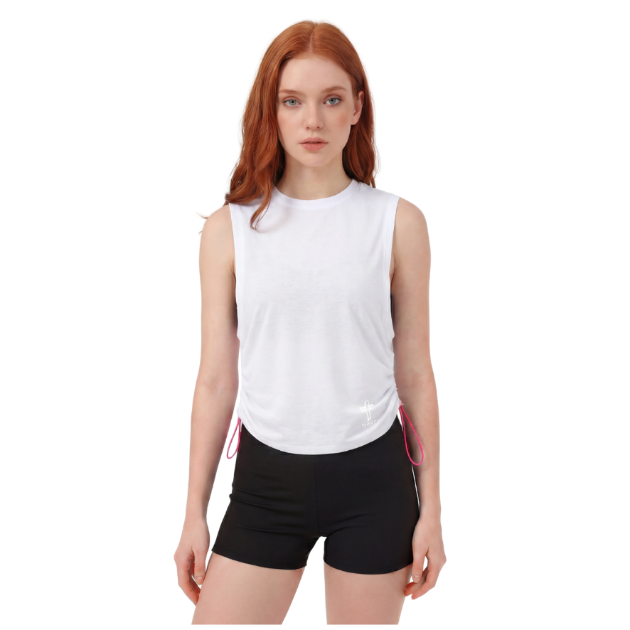 Drawstring Active Vest