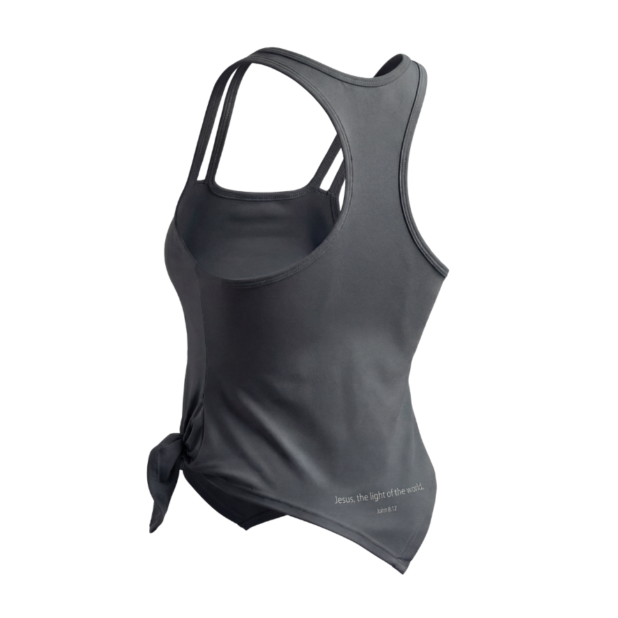 Sculpt Tie-Side Strappy Active Tank