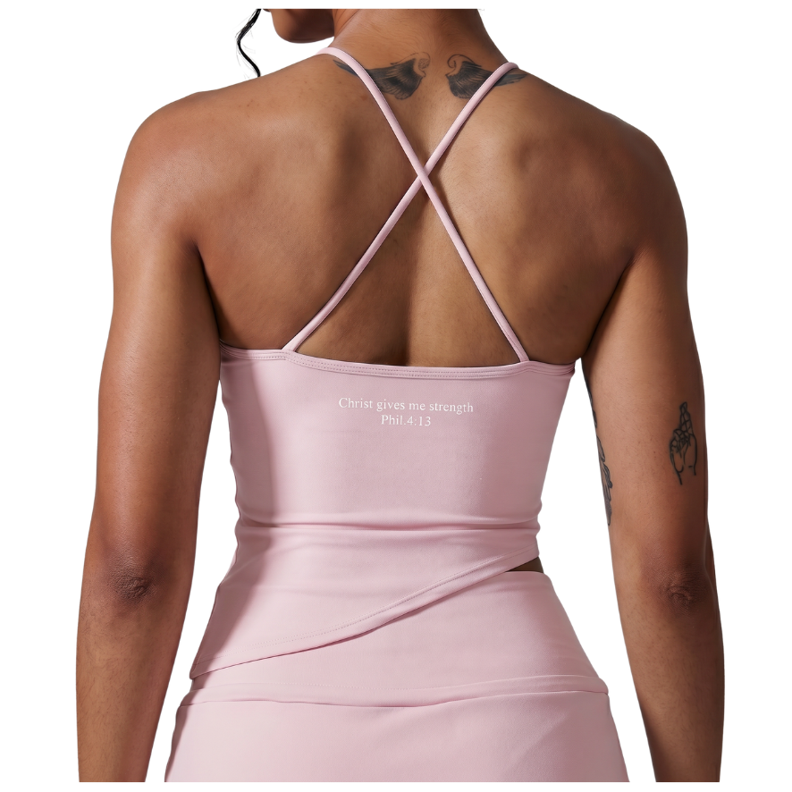 Halter Neck Asymmetric Tank