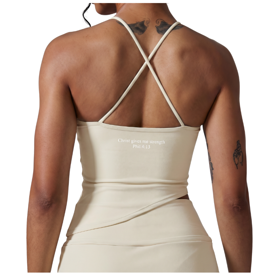 Halter Neck Asymmetric Tank