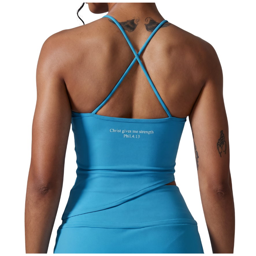 Halter Neck Asymmetric Tank