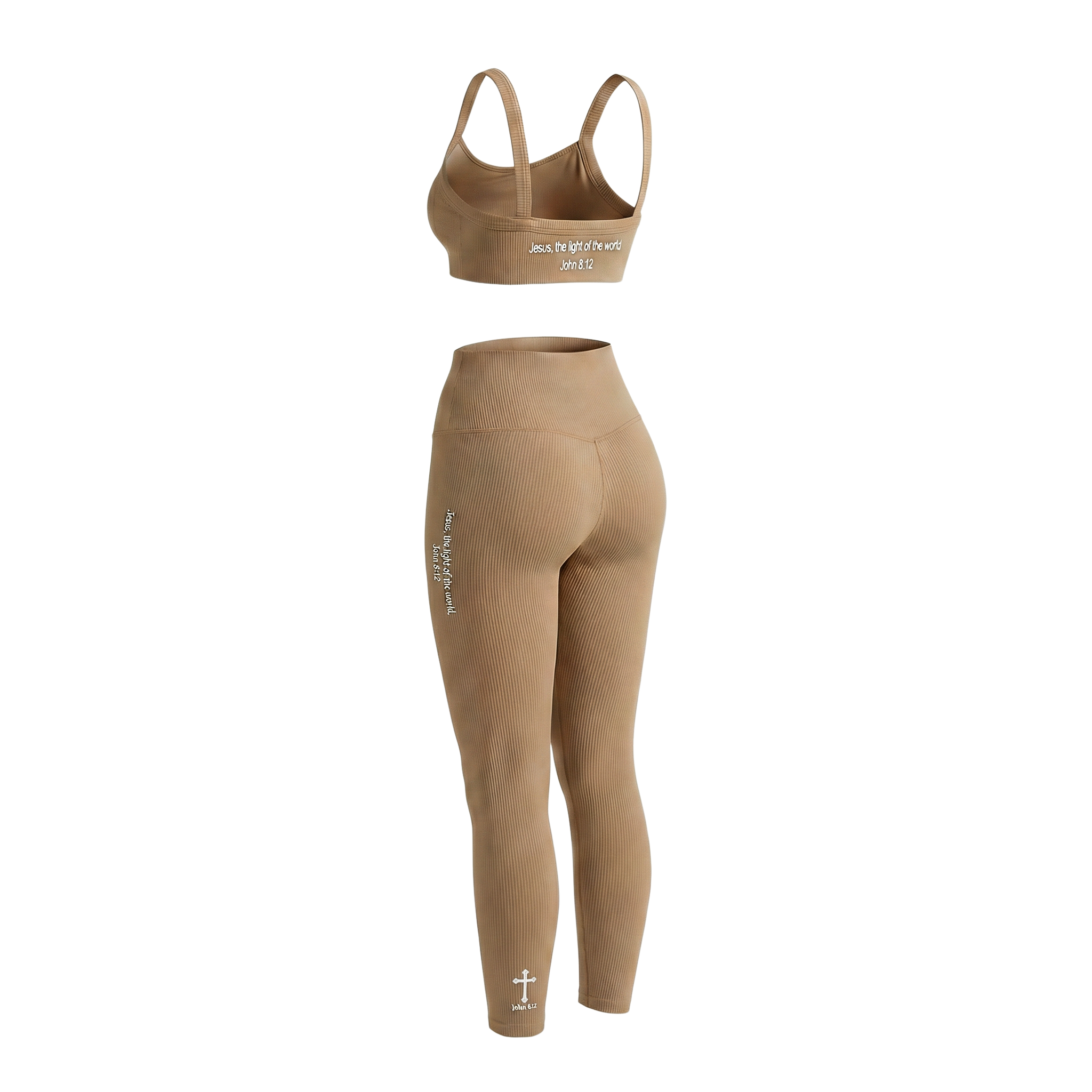 Ribbed High-Waist Leggings