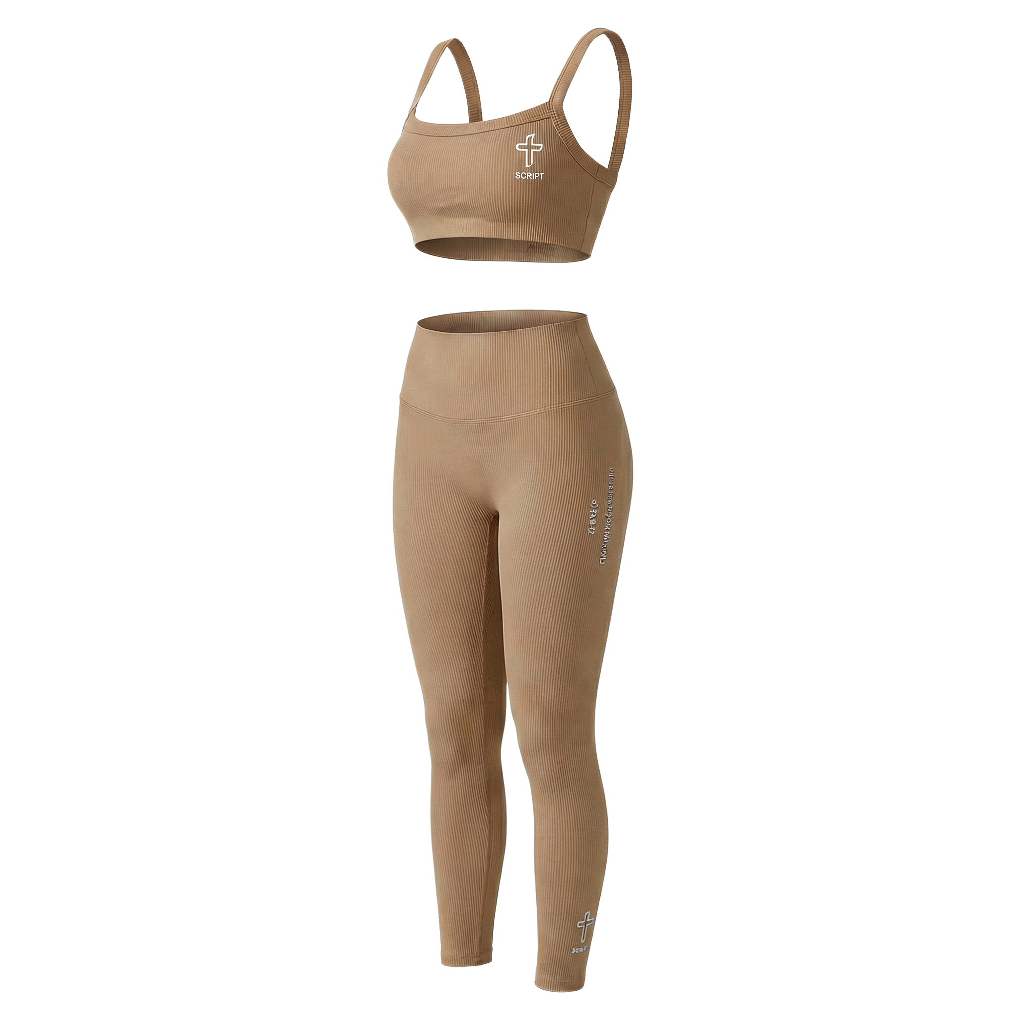Ribbed High-Waist Leggings