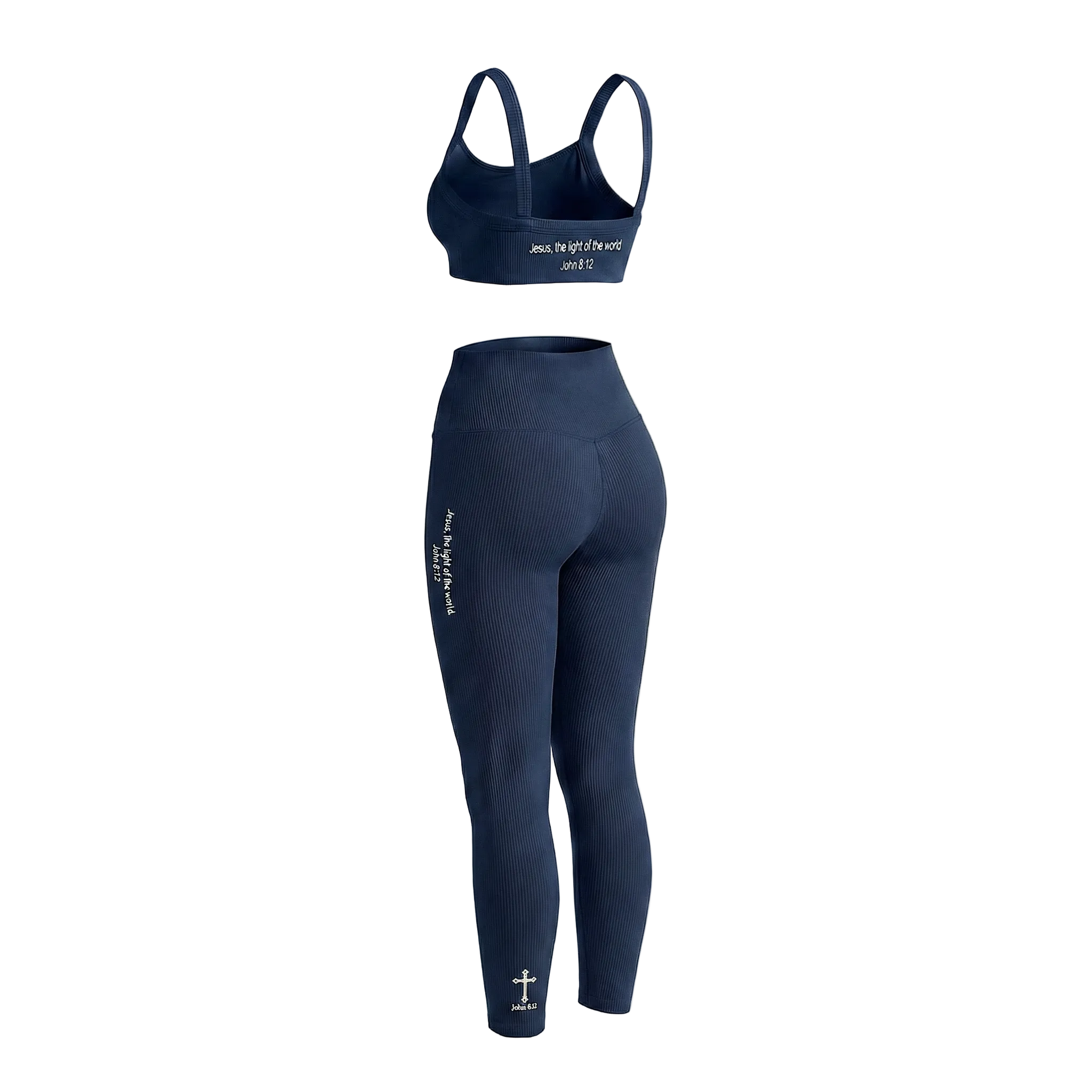 Ribbed High-Waist Leggings