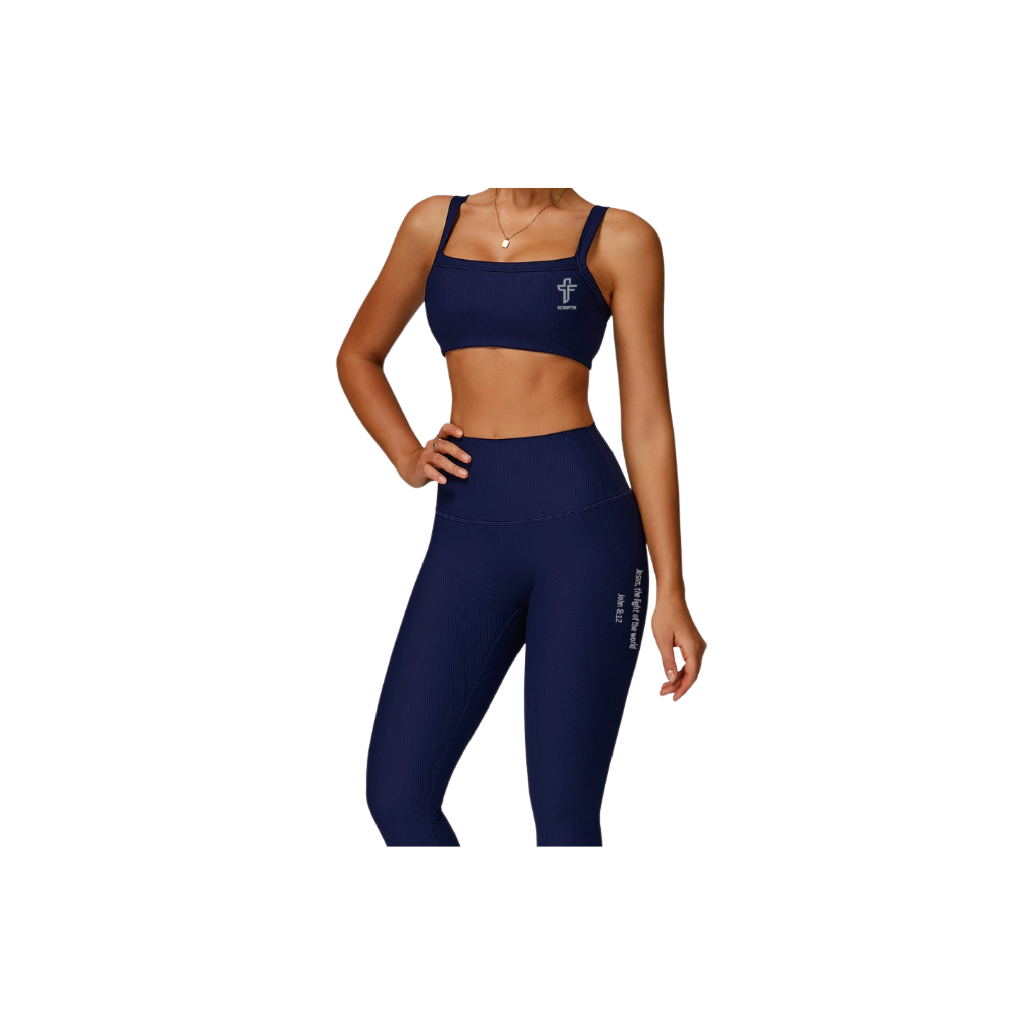 Ribbed High-Waist Leggings